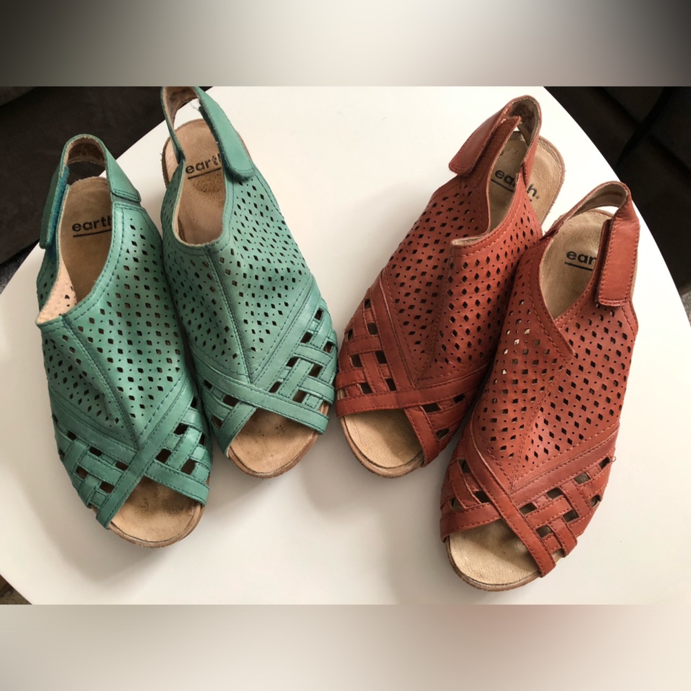 Bundle Of Earth Women's Sandals - Terracotta and Teal